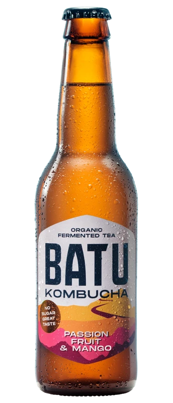 BATU Kombucha - Passion fruit & mango